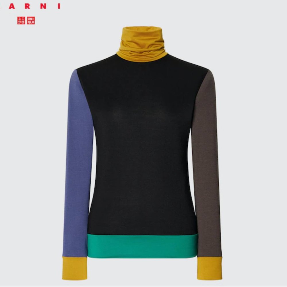NWOT Sold Out Marni x Uniqlo HEATTECH Turtleneck Long-Sleeve T-Shirt